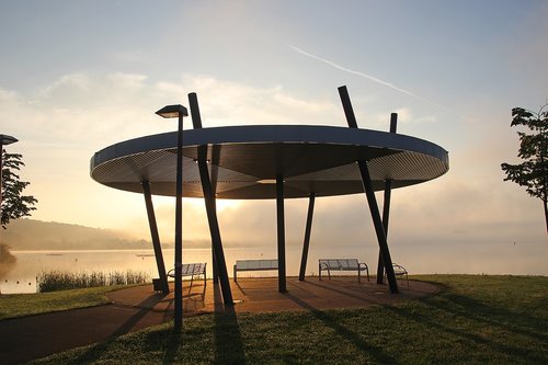 lake  water  pavilion