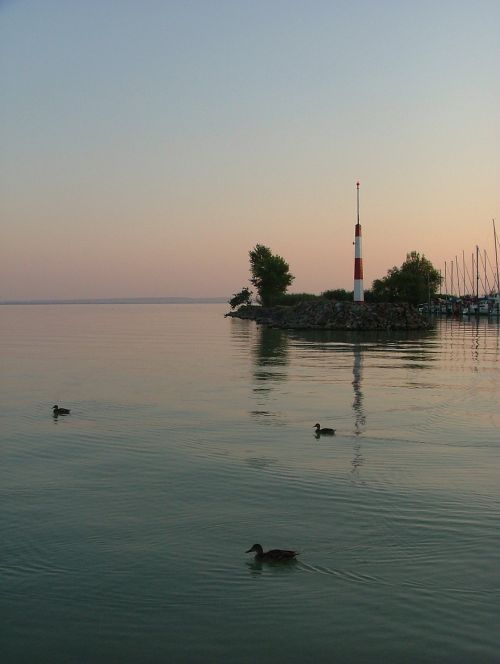 lake lake balaton water