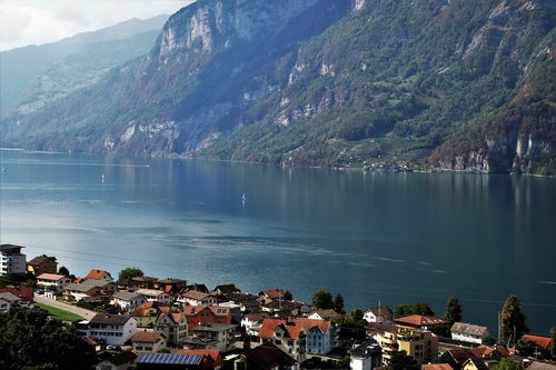 lake  array  alpine village