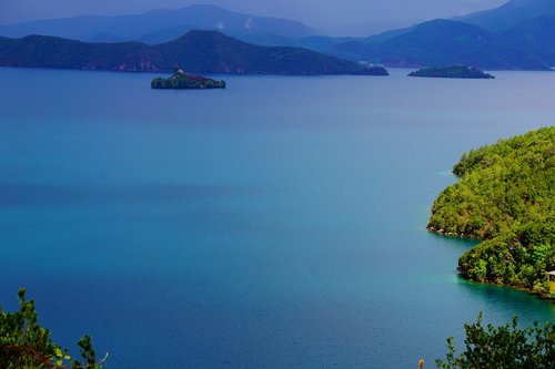 lake  china  landscape