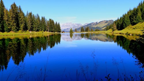 lake  alpine  nature