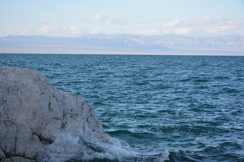 lake  rock  nature