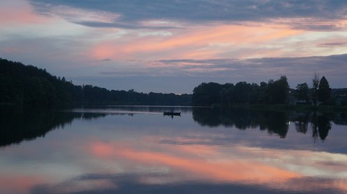 lake  evening  nature