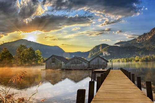 lake  reflection  sky