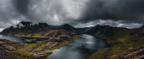 lake  landscape  mountains