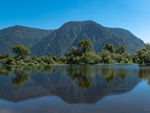 lake  mountains  nature