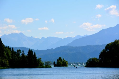 lake  mountains  alpine