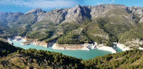 lake  mountains  water