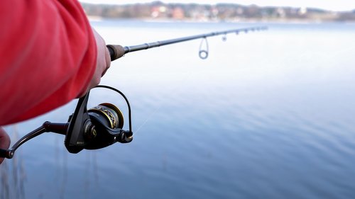 lake  fishing  rod