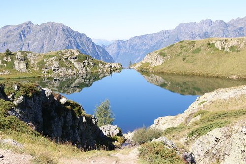 lake  mountain  landscape