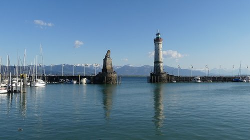 lake  lighthouse  water