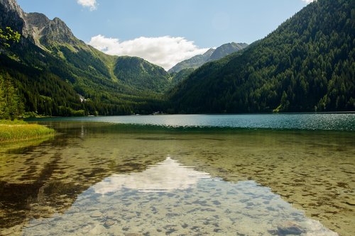 lake  anterselva  water