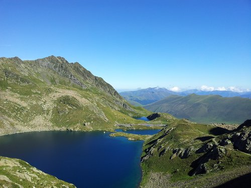 lake  mountain  summer