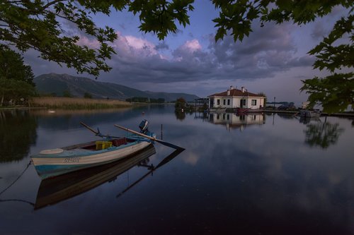 lake  greece  nature