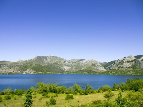 lake landscape mountains