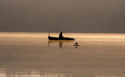 lake morgenstimmung rest