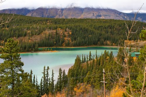 lake nature serene