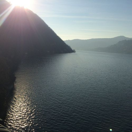 lake winter lake como