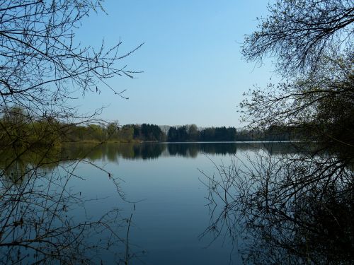 lake nature landscape