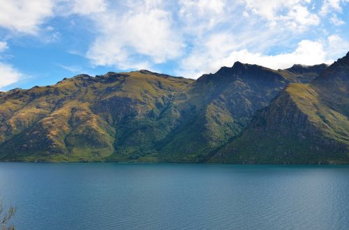 lake the scenery water