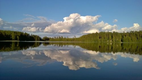 lake sky cloud