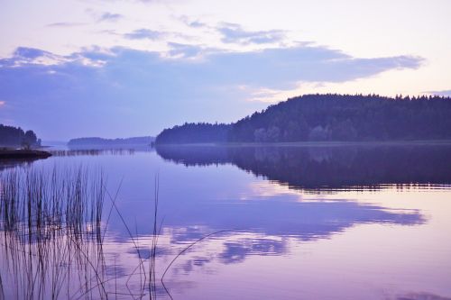 lake landscape nature