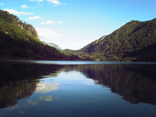 lake sunrise water