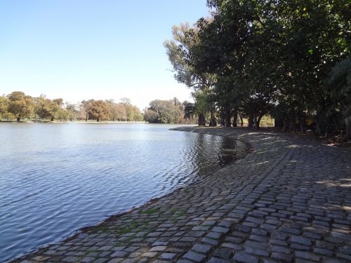 lake trees groves of palermo