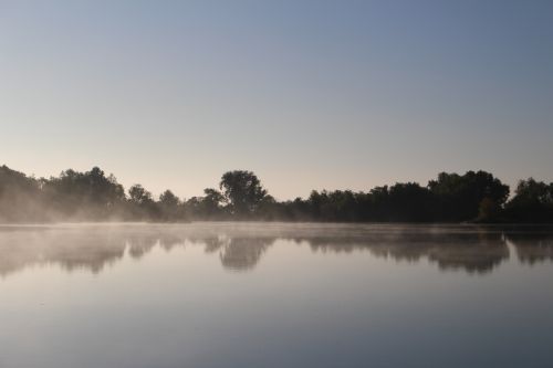 lake fog nature