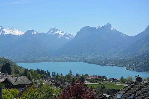 lake annecy mountain haute-savoie