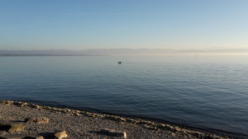lake constance afternoon winter