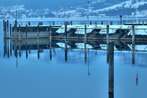 lake constance bregenz winter