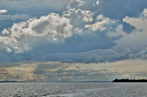 lake constance weather mood clouds