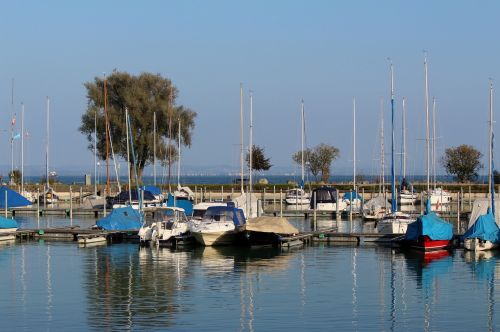 lake constance ships boat harbour
