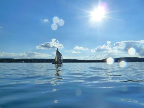 lake constance lake sunny