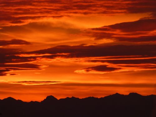 lake constance sky sun