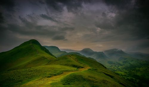 lake district landscape sky