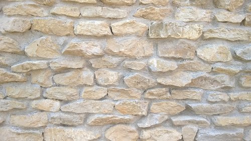 lake dusia  limestone  stone wall