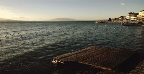 lake geneva nyon switzerland