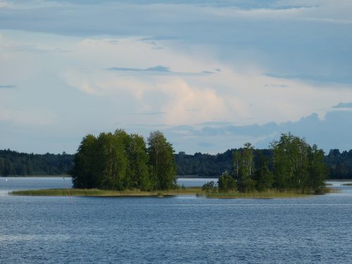 lake ladoga russia landscape