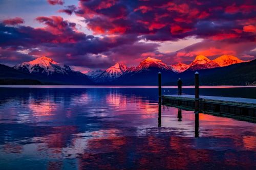 lake mcdonald glacier national park montana