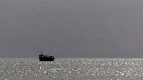 lake tiberias dawn boat