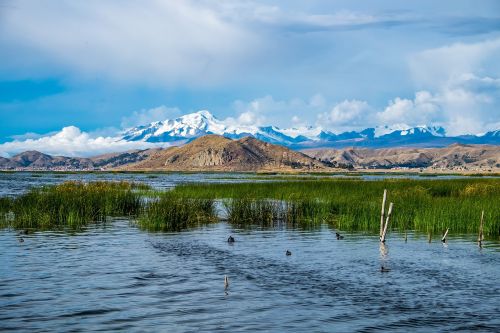 lake titicaca bolivia mountain