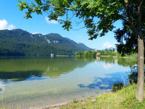 lake weissensee lake waters