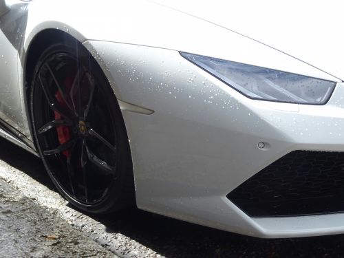 Lamborghini Front Wheel And Lights