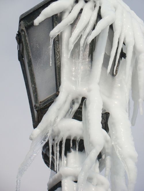 lamp snow ice