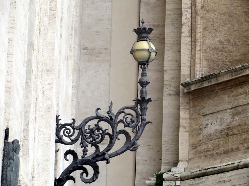 lamp vatican st peter's square