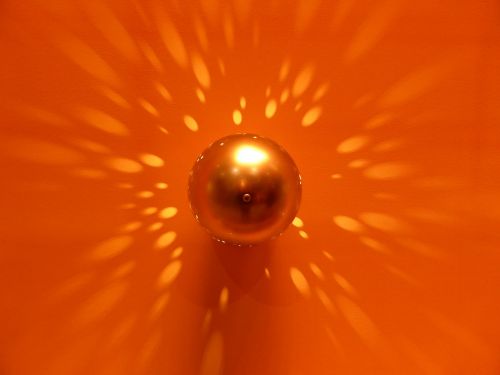lamp light orange
