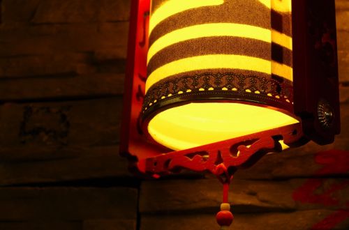 lamp palace lantern yellow