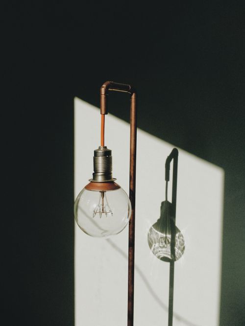 lamp copper light bulb